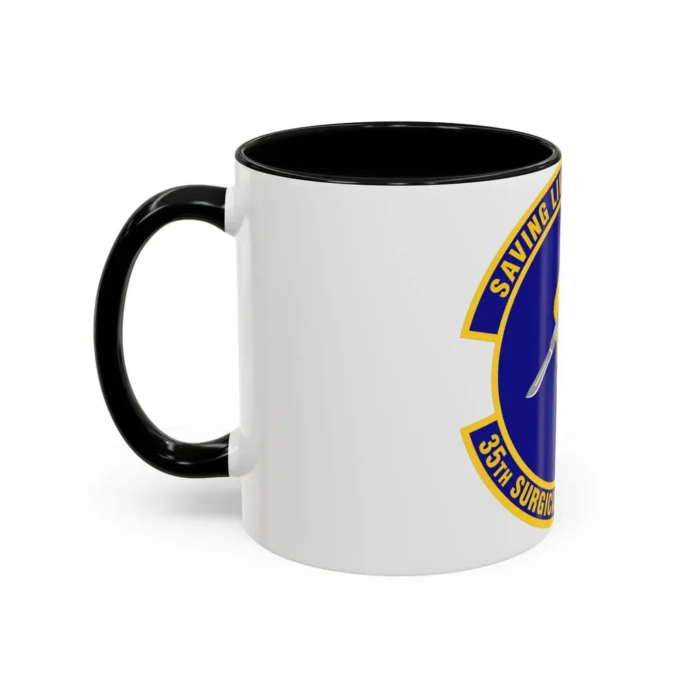 35th Surgical Operations Squadron (U.S. Air Force) Accent Coffee Mug - Go Mug Yourself