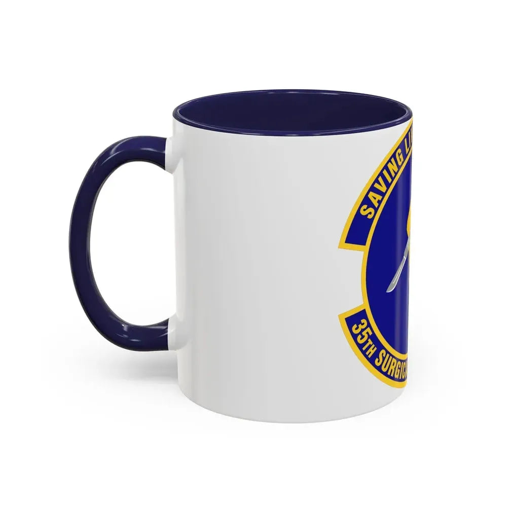 35th Surgical Operations Squadron (U.S. Air Force) Accent Coffee Mug - Go Mug Yourself