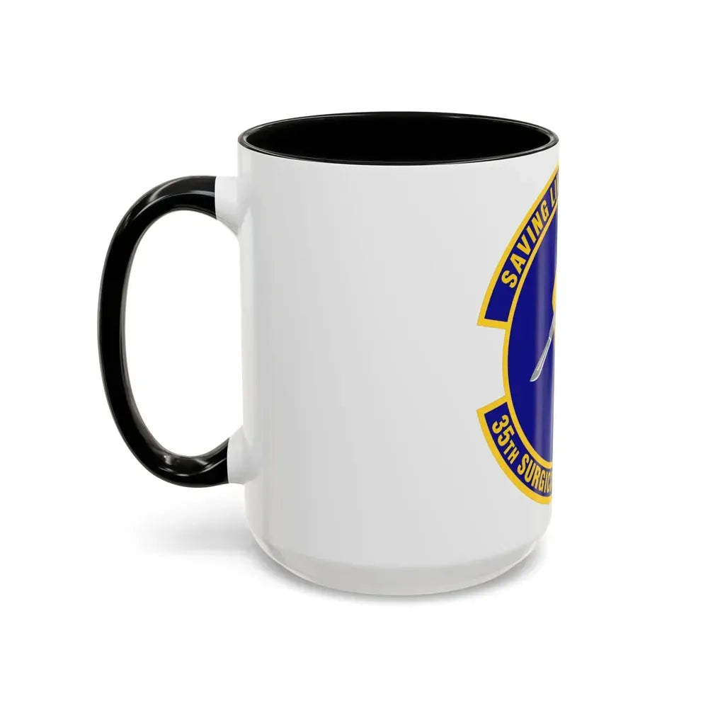 35th Surgical Operations Squadron (U.S. Air Force) Accent Coffee Mug - Go Mug Yourself