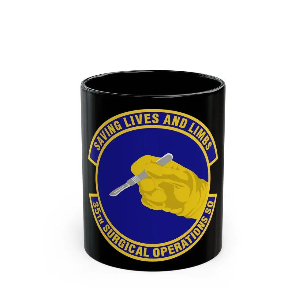 35th Surgical Operations Squadron (U.S. Air Force) Black Coffee Mug 11oz - Go Mug Yourself
