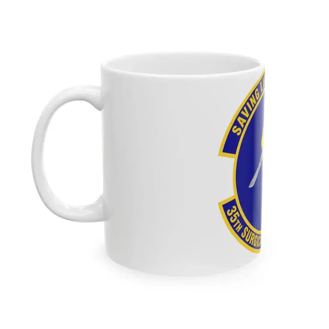 35th Surgical Operations Squadron (U.S. Air Force) White Coffee Mug - Go Mug Yourself