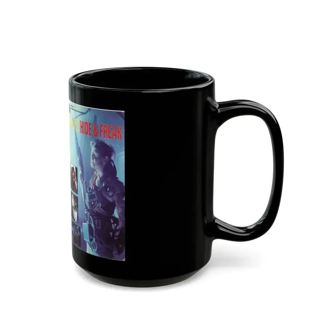 36 15 HIDE AND FREAK (VHS COVER) - Black Coffee Mug - Go Mug Yourself