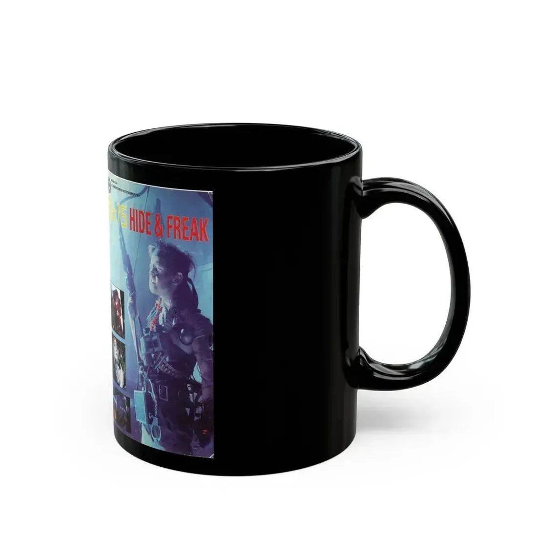 36 15 HIDE AND FREAK (VHS COVER) - Black Coffee Mug - Go Mug Yourself