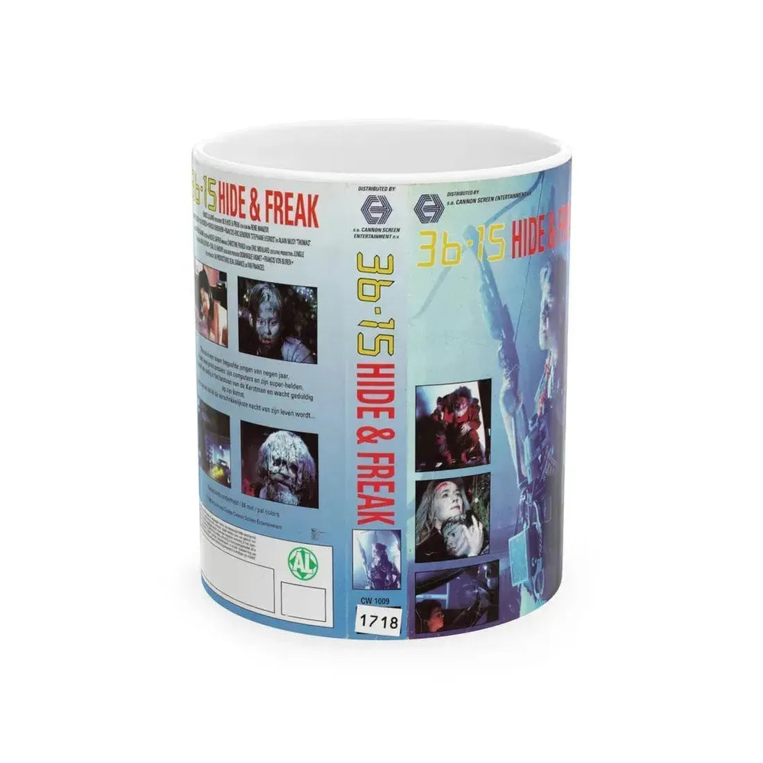 36 15 HIDE AND FREAK (VHS COVER) - White Coffee Mug 11oz - Go Mug Yourself