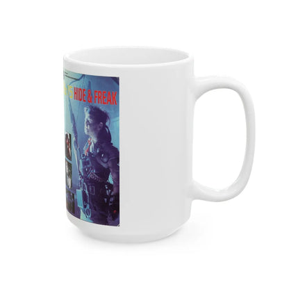 36 15 HIDE AND FREAK (VHS COVER) - White Coffee Mug-Go Mug Yourself