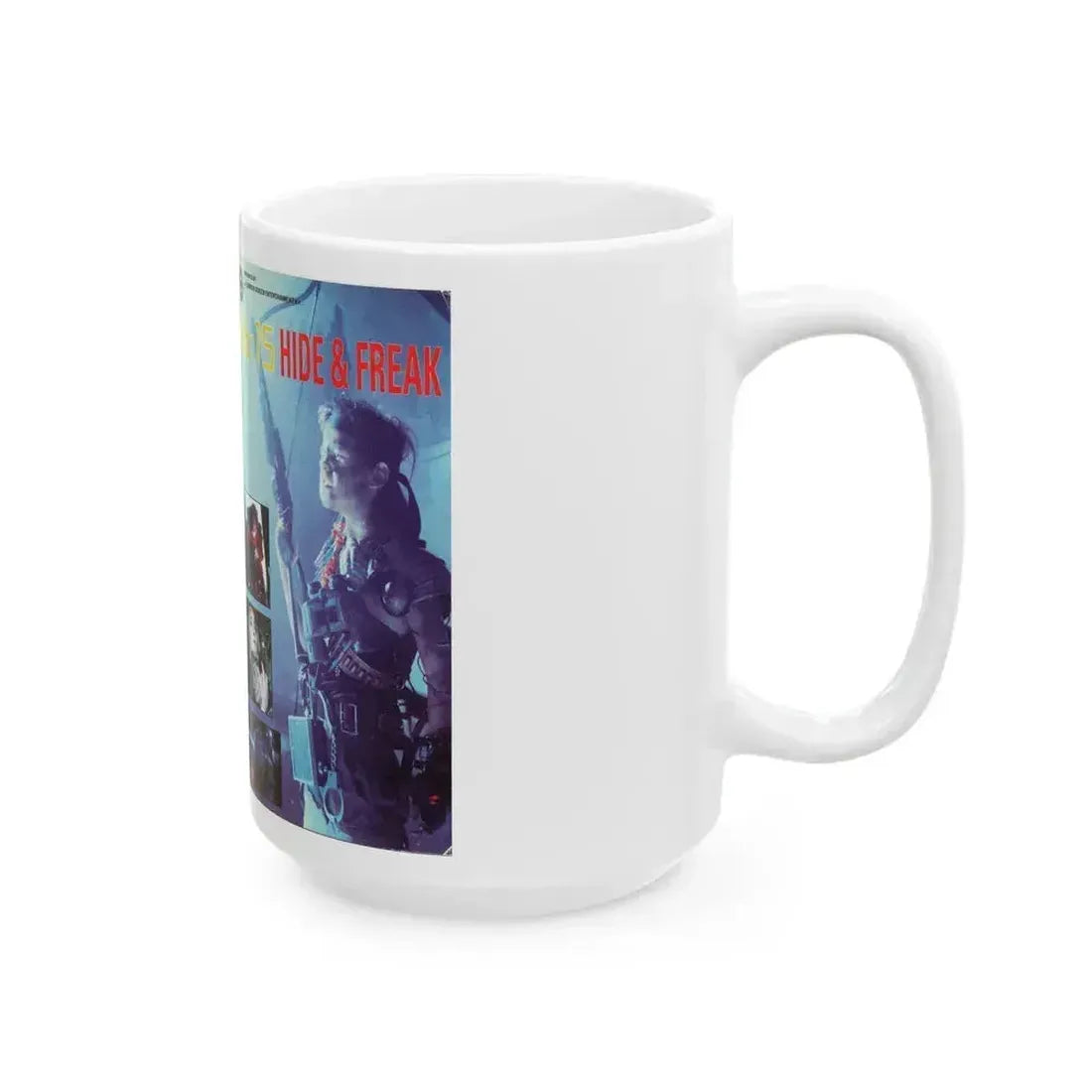 36 15 HIDE AND FREAK (VHS COVER) - White Coffee Mug - Go Mug Yourself