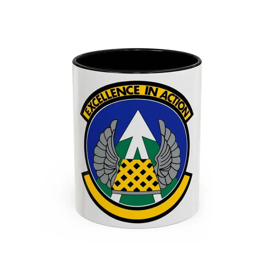 36 Aerial Port Squadron AFRC (U.S. Air Force) Accent Coffee Mug 11oz Black - Go Mug Yourself