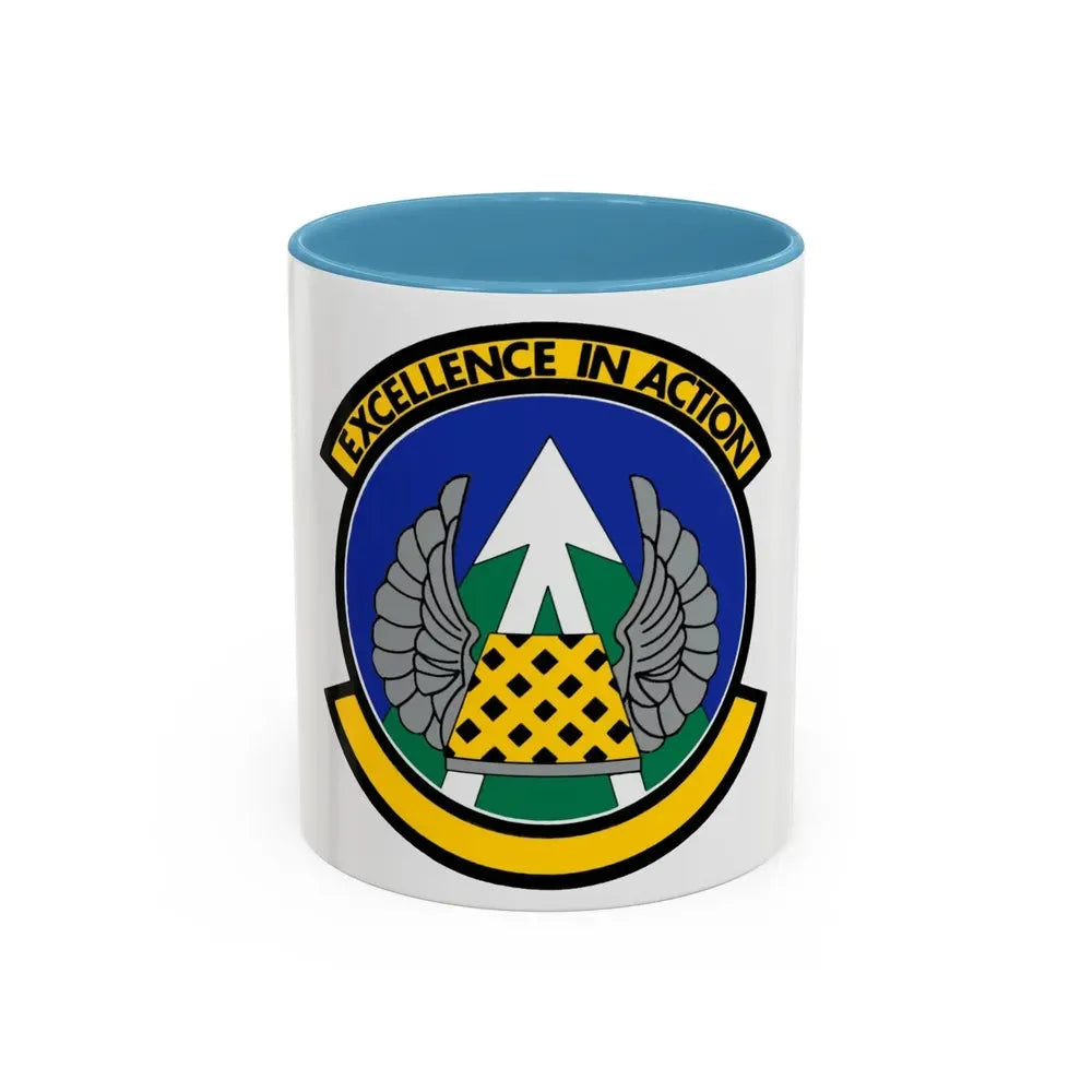 36 Aerial Port Squadron AFRC (U.S. Air Force) Accent Coffee Mug 11oz Light Blue - Go Mug Yourself