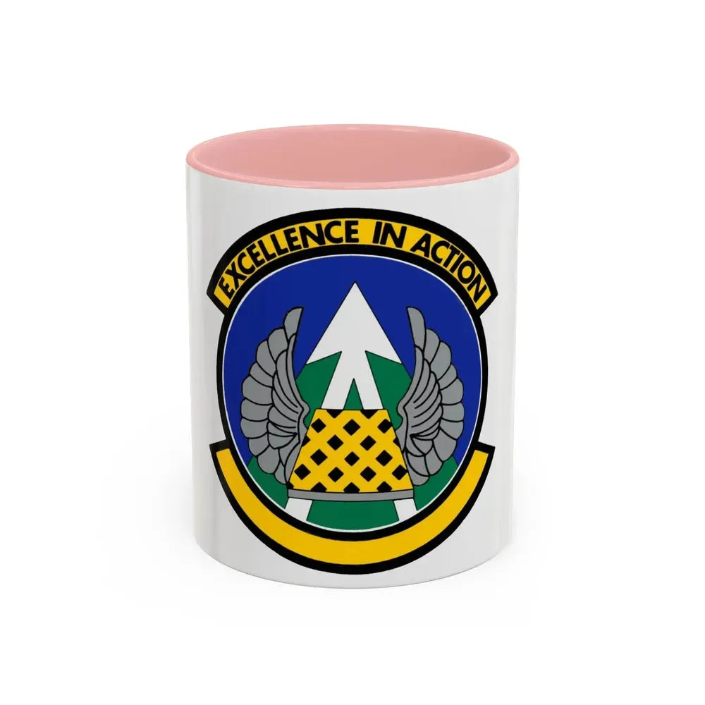 36 Aerial Port Squadron AFRC (U.S. Air Force) Accent Coffee Mug 11oz Pink - Go Mug Yourself