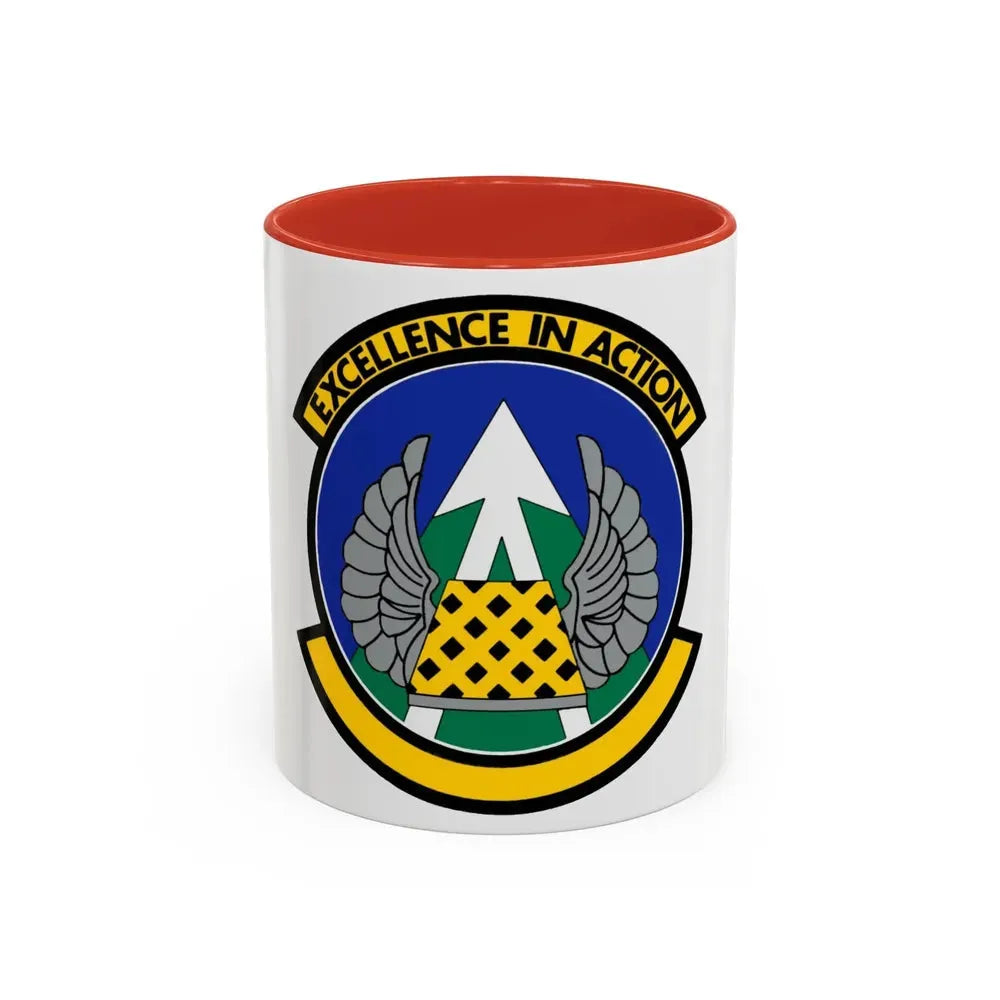 36 Aerial Port Squadron AFRC (U.S. Air Force) Accent Coffee Mug 11oz Red - Go Mug Yourself