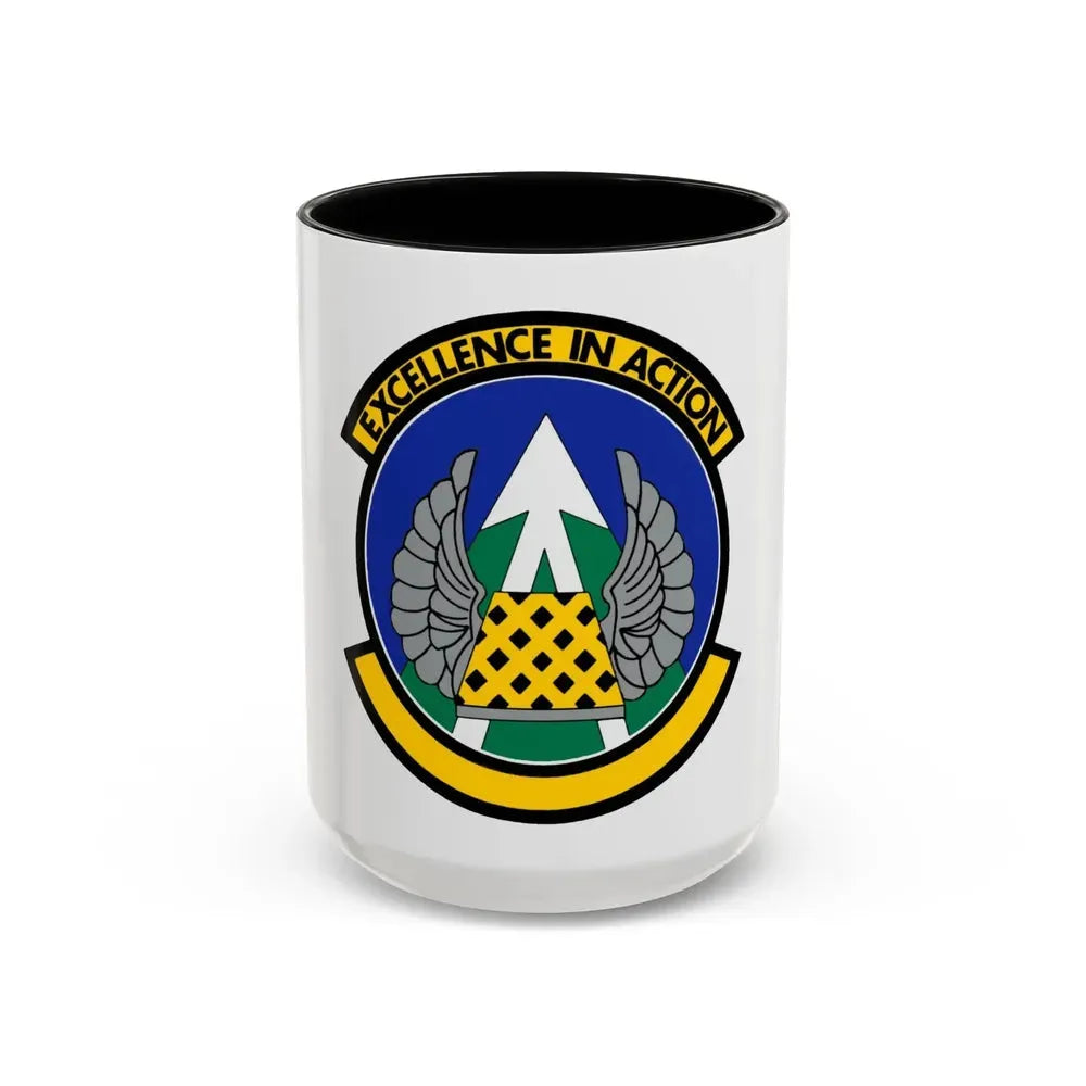 36 Aerial Port Squadron AFRC (U.S. Air Force) Accent Coffee Mug 15oz Black - Go Mug Yourself