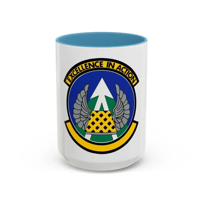 36 Aerial Port Squadron AFRC (U.S. Air Force) Accent Coffee Mug 15oz Light Blue - Go Mug Yourself