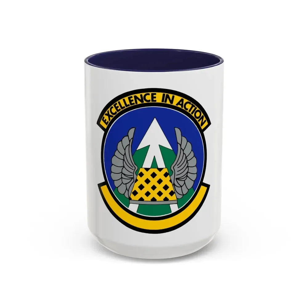 36 Aerial Port Squadron AFRC (U.S. Air Force) Accent Coffee Mug 15oz Navy - Go Mug Yourself