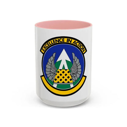 36 Aerial Port Squadron AFRC (U.S. Air Force) Accent Coffee Mug 15oz Pink - Go Mug Yourself