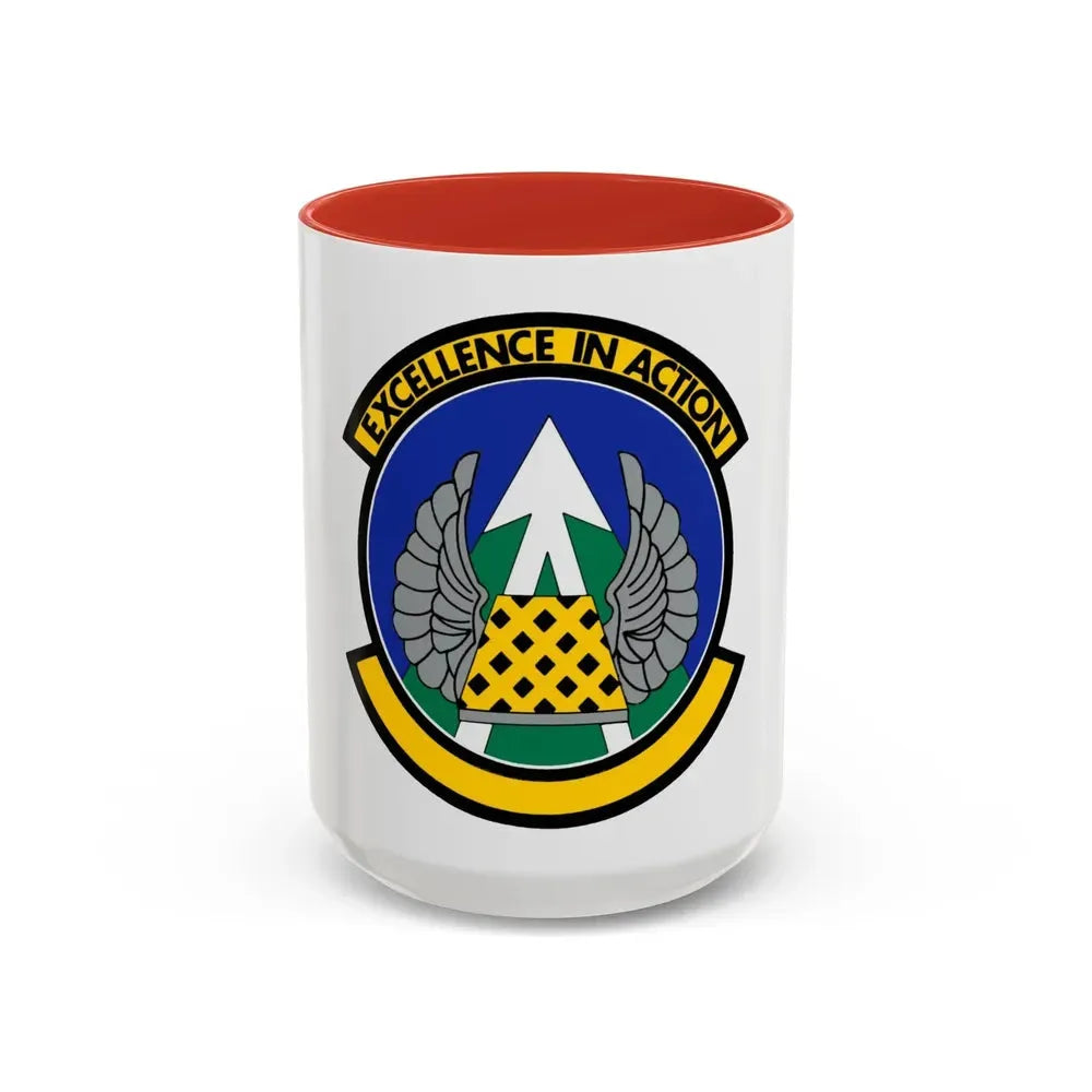 36 Aerial Port Squadron AFRC (U.S. Air Force) Accent Coffee Mug 15oz Red - Go Mug Yourself