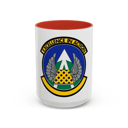 36 Aerial Port Squadron AFRC (U.S. Air Force) Accent Coffee Mug 15oz Red - Go Mug Yourself