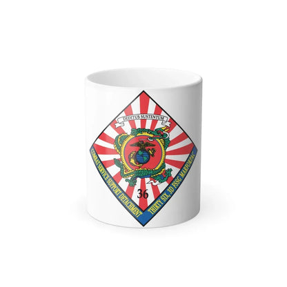 36 Combat Service Support Detachment (USMC) Color Changing Coffee Mug 11oz - Go Mug Yourself