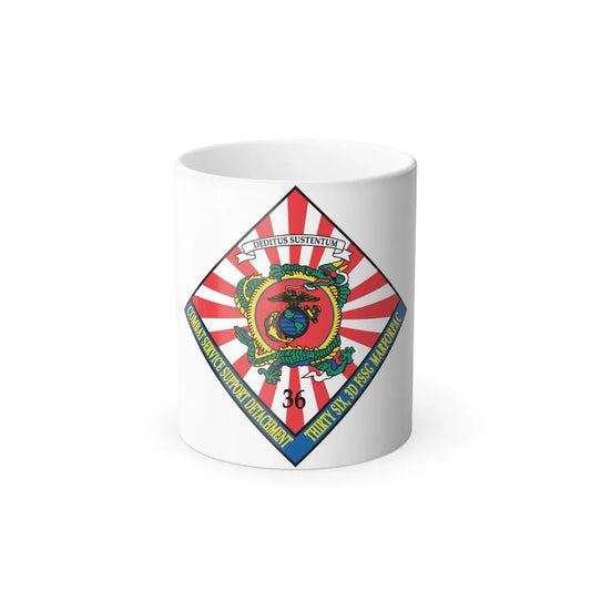 36 Combat Service Support Detachment (USMC) Color Changing Coffee Mug 11oz - Go Mug Yourself