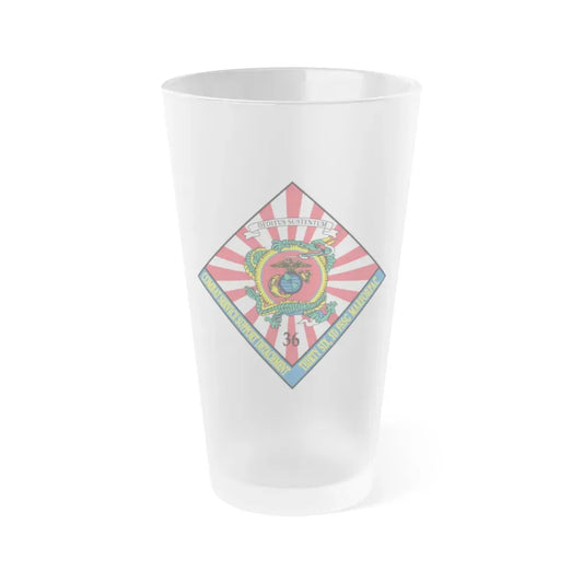 36 Combat Service Support Detachment (USMC) Frosted Pint Glass 16oz Default Title - Go Mug Yourself