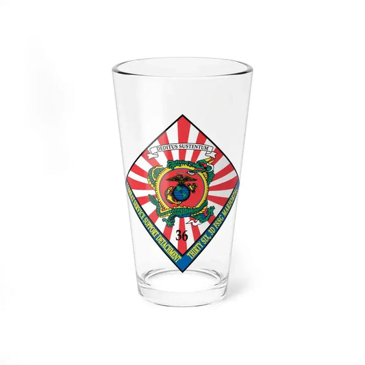 36 Combat Service Support Detachment (USMC) Pint Glass 16oz 16oz - Go Mug Yourself