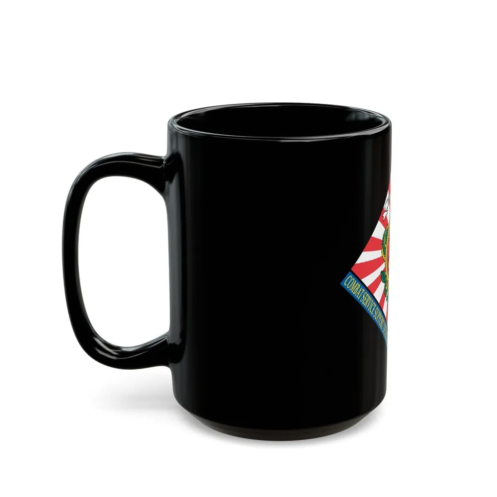 36 Combat Service (USMC) Black Coffee Mug-Go Mug Yourself