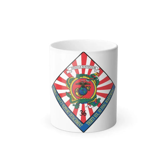 36 Combat Service (USMC) Color Changing Coffee Mug 11oz - Go Mug Yourself