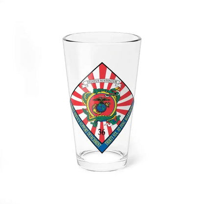 36 Combat Service (USMC) Pint Glass 16oz 16oz - Go Mug Yourself