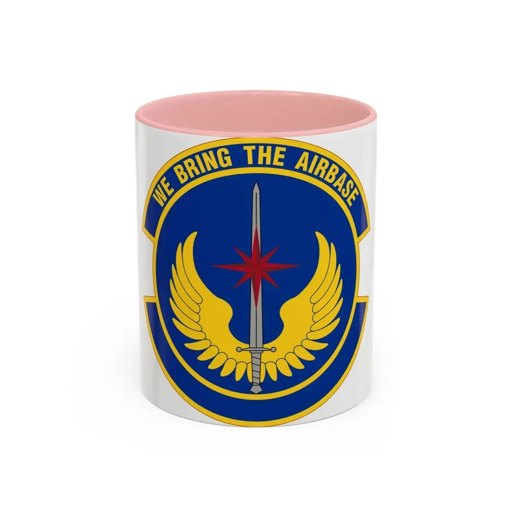 36 Contingency Response Squadron PACAF (U.S. Air Force) Accent Coffee Mug 11oz Pink - Go Mug Yourself
