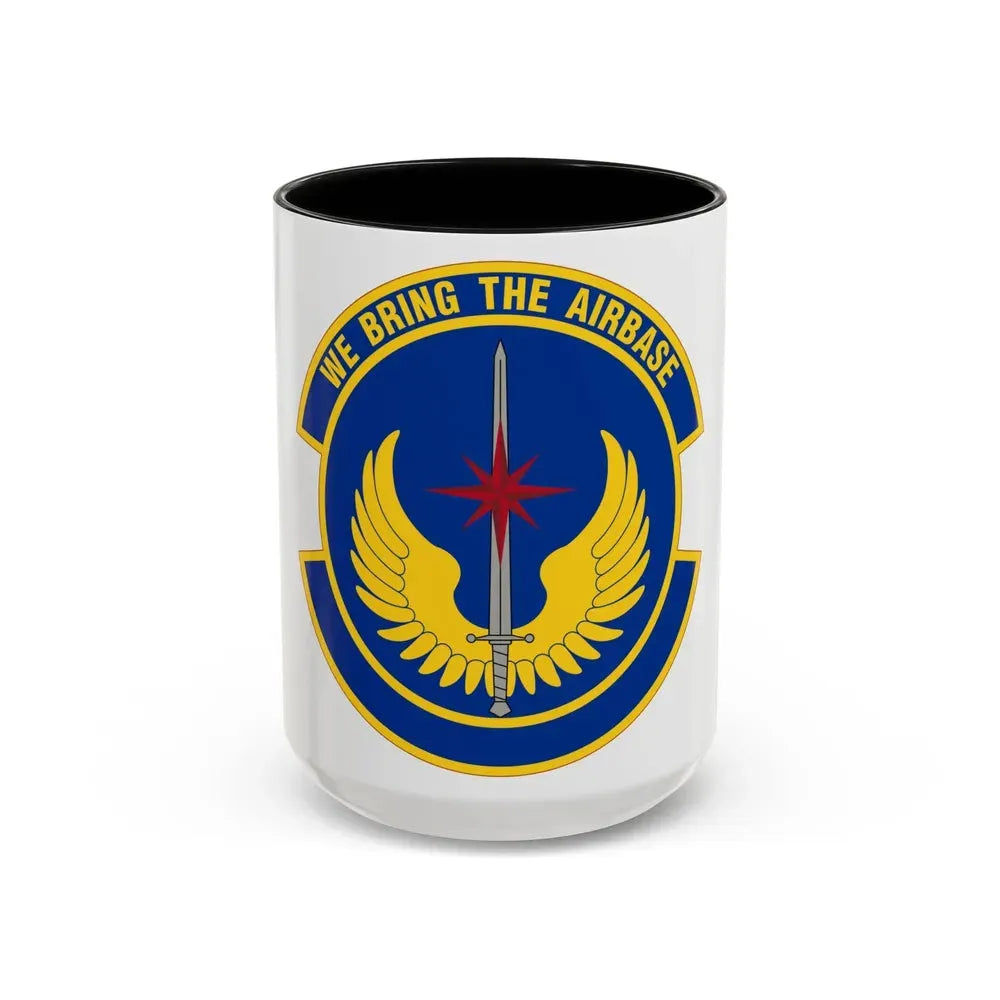 36 Contingency Response Squadron PACAF (U.S. Air Force) Accent Coffee Mug 15oz Black - Go Mug Yourself