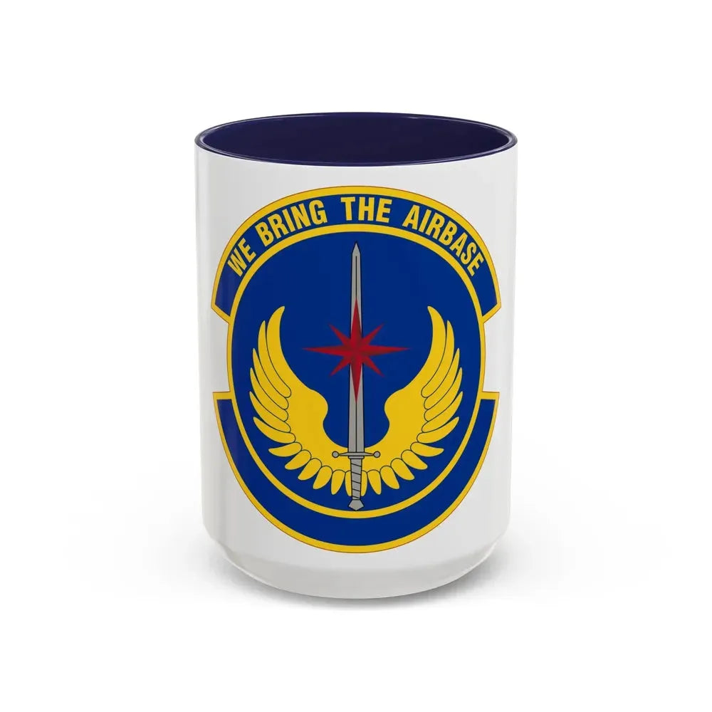 36 Contingency Response Squadron PACAF (U.S. Air Force) Accent Coffee Mug 15oz Navy - Go Mug Yourself