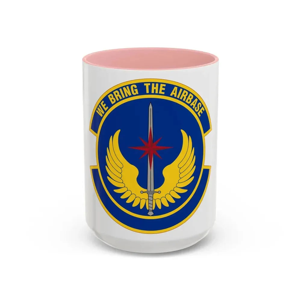 36 Contingency Response Squadron PACAF (U.S. Air Force) Accent Coffee Mug 15oz Pink - Go Mug Yourself