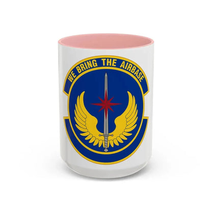 36 Contingency Response Squadron PACAF (U.S. Air Force) Accent Coffee Mug 15oz Pink - Go Mug Yourself