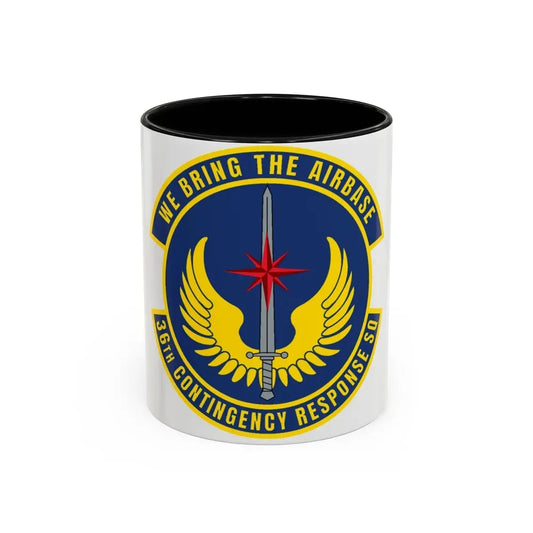 36 Contingency Response Squadron PACAF v2 (U.S. Air Force) Accent Coffee Mug 11oz Black - Go Mug Yourself