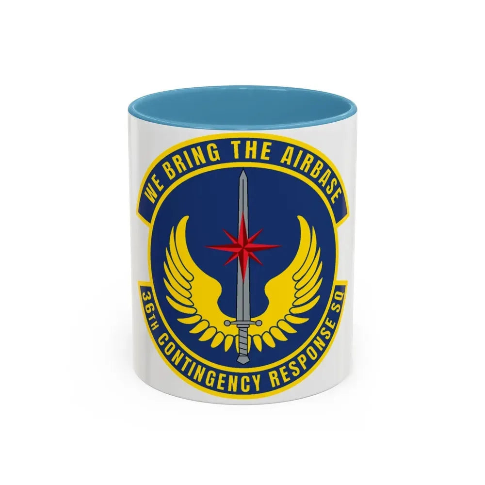 36 Contingency Response Squadron PACAF v2 (U.S. Air Force) Accent Coffee Mug 11oz Light Blue - Go Mug Yourself