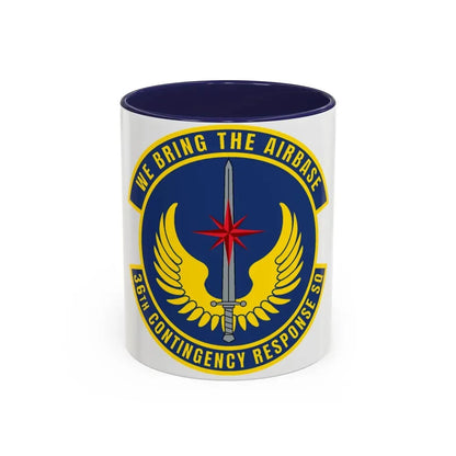 36 Contingency Response Squadron PACAF v2 (U.S. Air Force) Accent Coffee Mug 11oz Navy - Go Mug Yourself