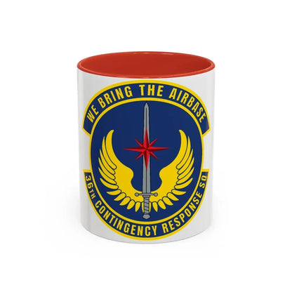 36 Contingency Response Squadron PACAF v2 (U.S. Air Force) Accent Coffee Mug 11oz Red - Go Mug Yourself