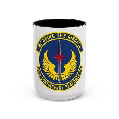36 Contingency Response Squadron PACAF v2 (U.S. Air Force) Accent Coffee Mug 15oz Black - Go Mug Yourself