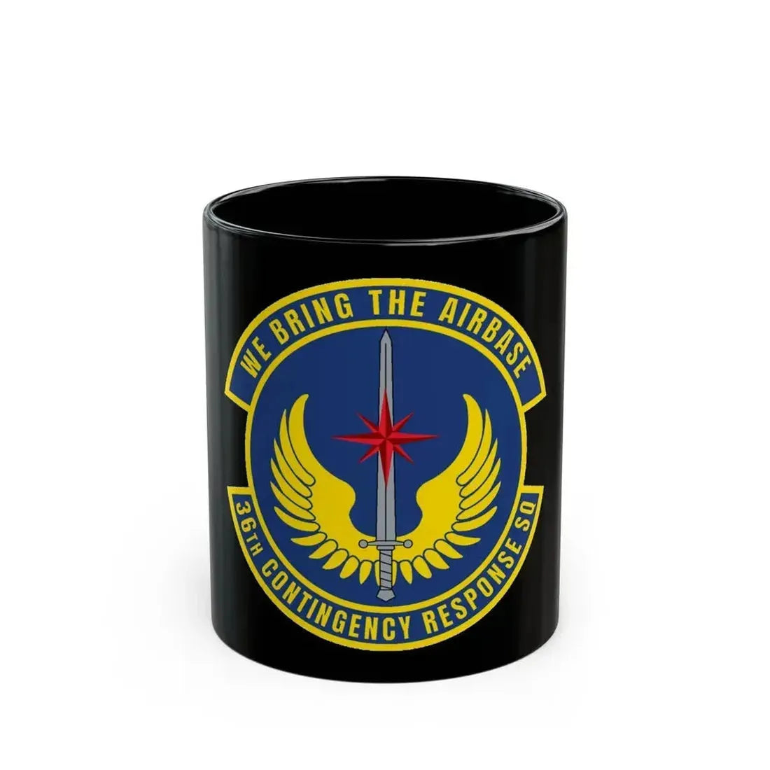36 Contingency Response Squadron PACAF v2 (U.S. Air Force) Black Coffee Mug 11oz - Go Mug Yourself