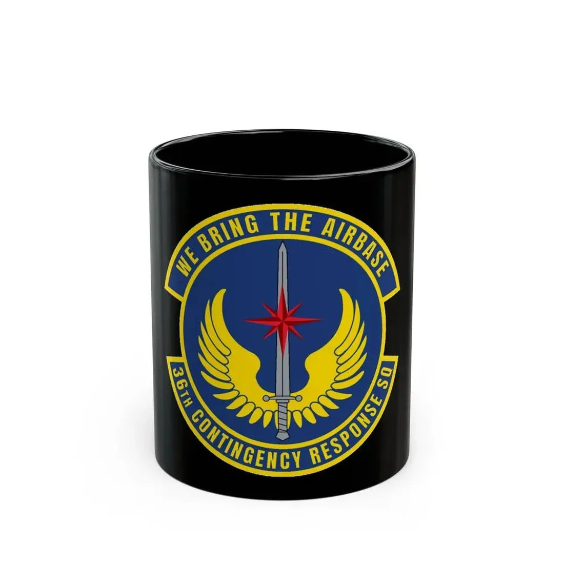 36 Contingency Response Squadron PACAF v2 (U.S. Air Force) Black Coffee Mug 11oz - Go Mug Yourself