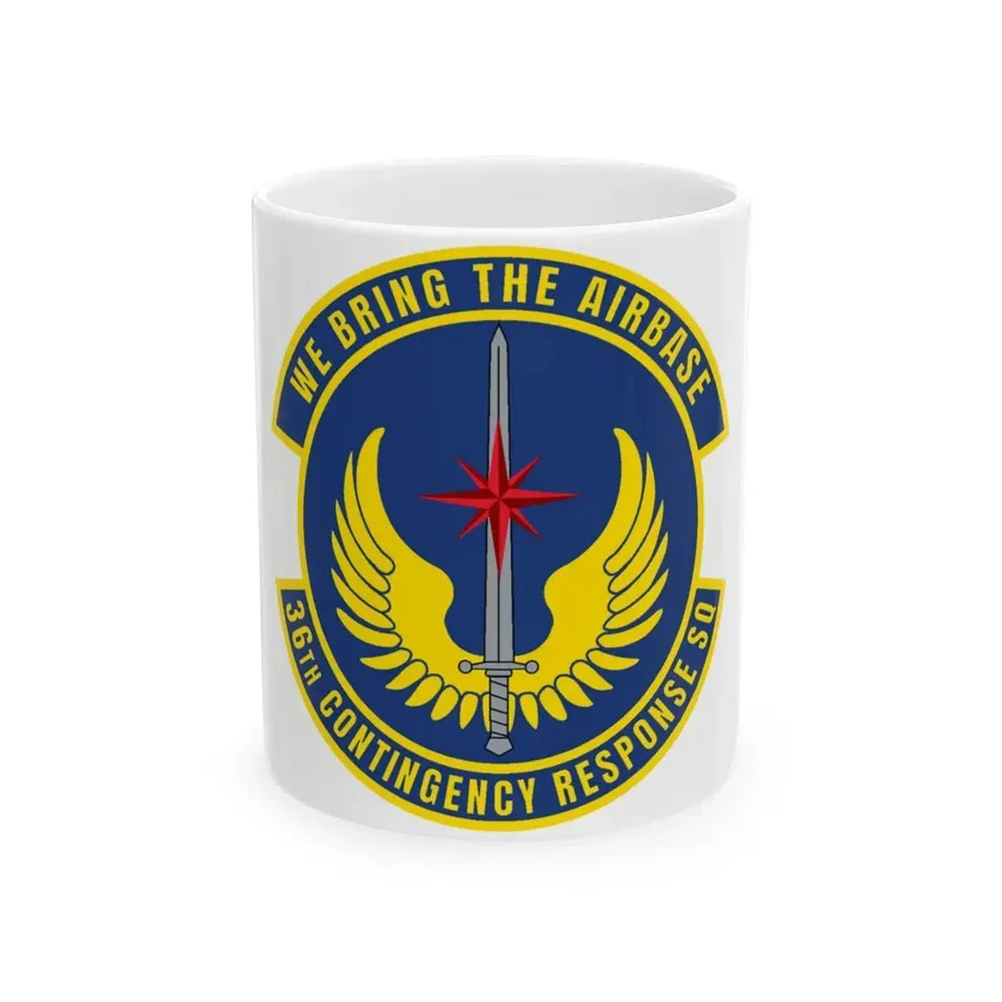 36 Contingency Response Squadron PACAF v2 (U.S. Air Force) White Coffee Mug 11oz - Go Mug Yourself