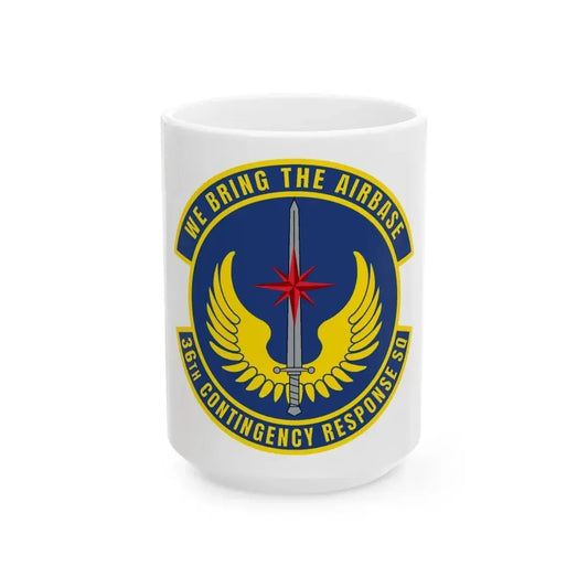 36 Contingency Response Squadron PACAF v2 (U.S. Air Force) White Coffee Mug 15oz - Go Mug Yourself