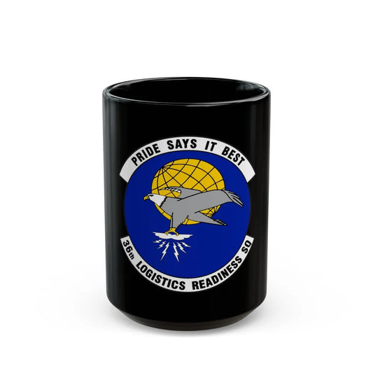 36 Logistics Readiness Squadron PACAF (U.S. Air Force) Black Coffee Mug-15oz-Go Mug Yourself