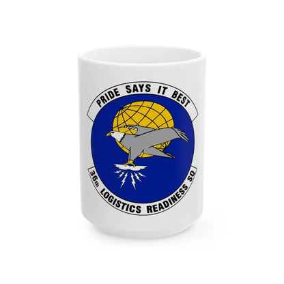 36 Logistics Readiness Squadron PACAF (U.S. Air Force) White Coffee Mug-15oz-Go Mug Yourself