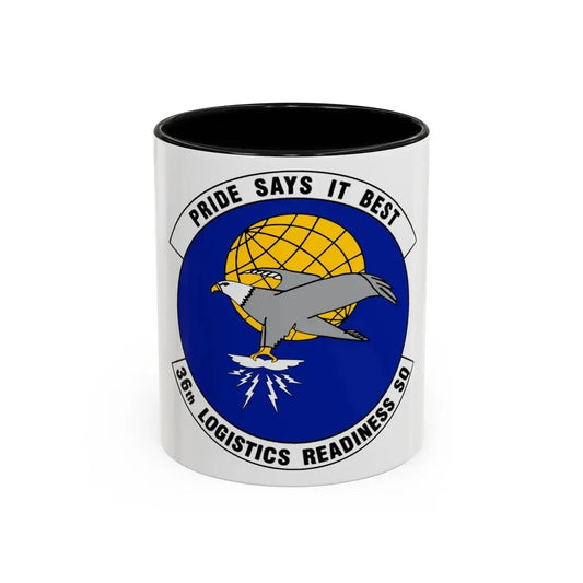 36 Logistics Readiness Squadron PACAF (U.S. Air Force) Accent Coffee Mug 11oz Black - Go Mug Yourself