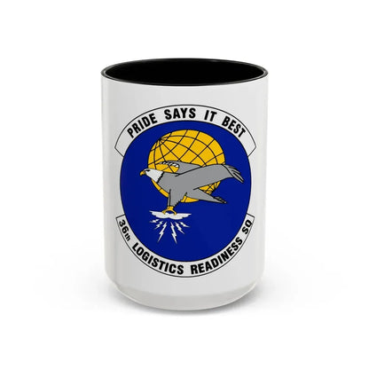 36 Logistics Readiness Squadron PACAF (U.S. Air Force) Accent Coffee Mug 15oz Black - Go Mug Yourself