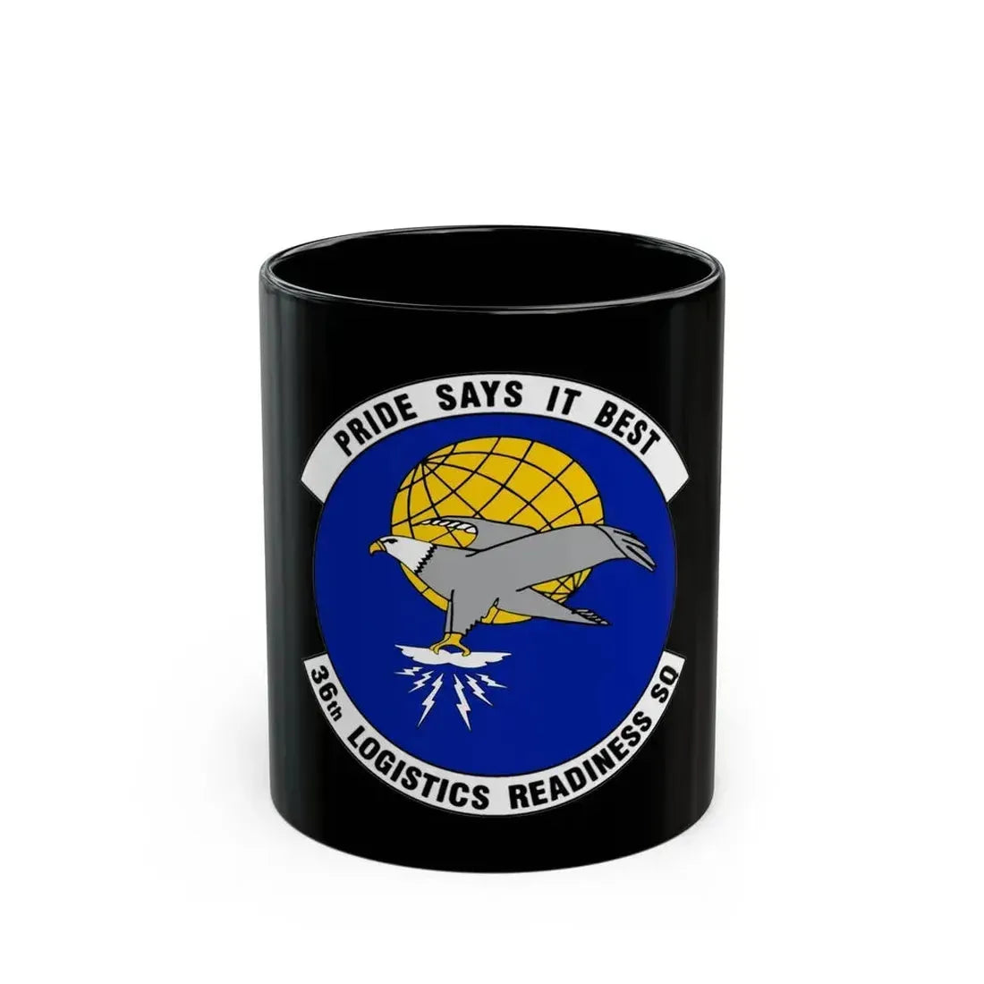 36 Logistics Readiness Squadron PACAF (U.S. Air Force) Black Coffee Mug 11oz - Go Mug Yourself