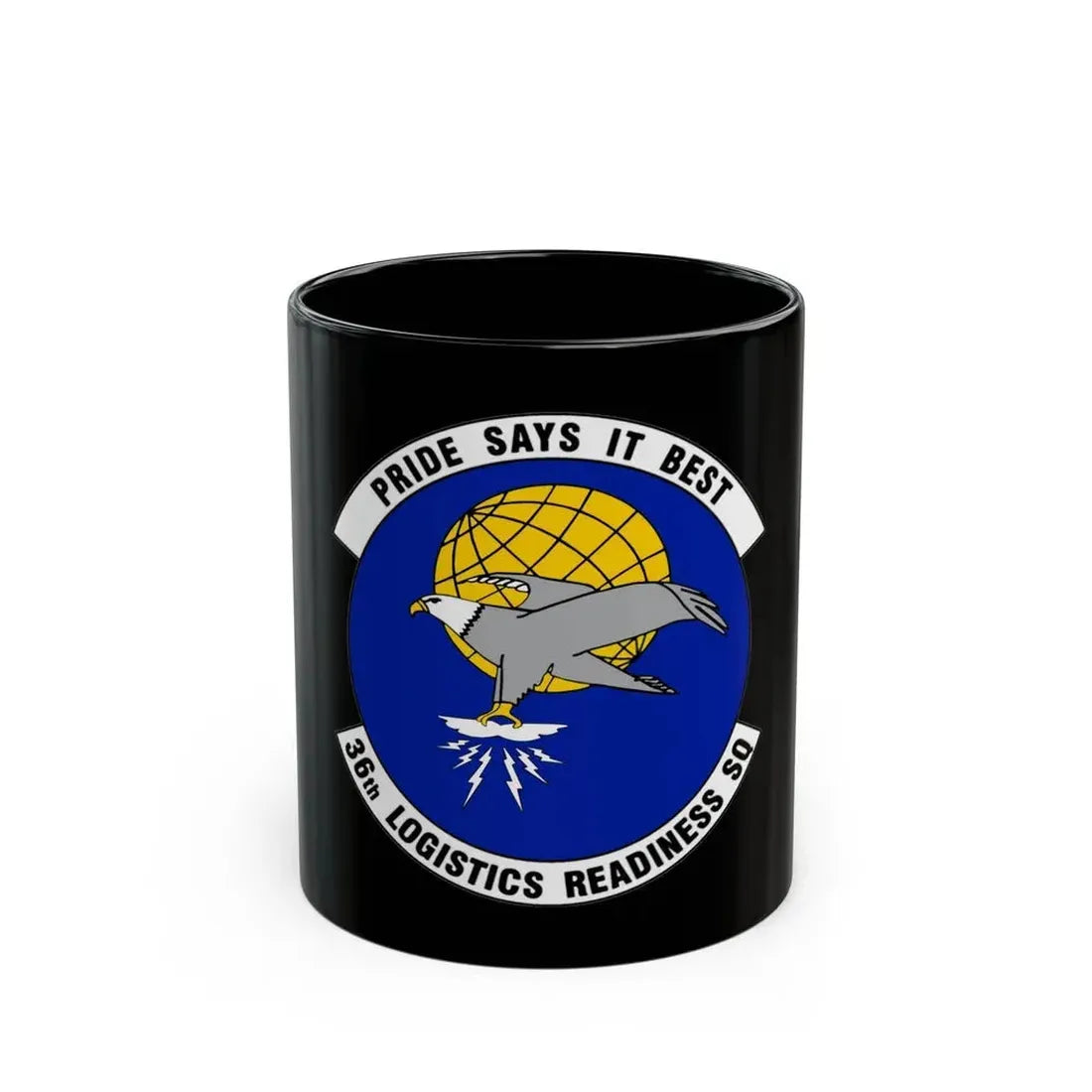 36 Logistics Readiness Squadron PACAF (U.S. Air Force) Black Coffee Mug 11oz - Go Mug Yourself