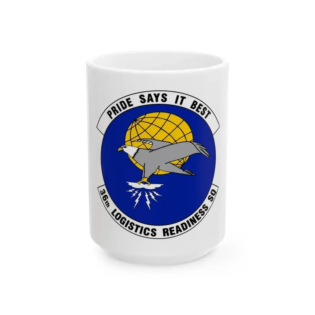 36 Logistics Readiness Squadron PACAF (U.S. Air Force) White Coffee Mug - Go Mug Yourself