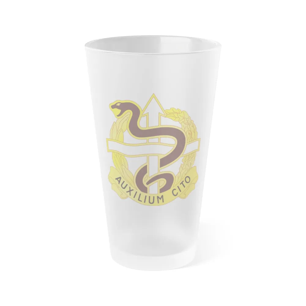 36 Medical Battalion (U.S. Army) Frosted Pint Glass 16oz-Go Mug Yourself