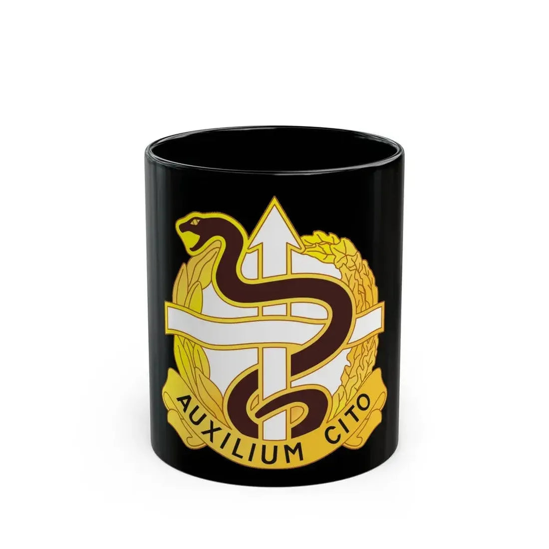 36 Medical Battalion (U.S. Army) Black Coffee Mug 11oz - Go Mug Yourself